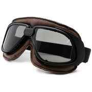 Moto Vintage Pilot Glasses - Blue Force Sports
