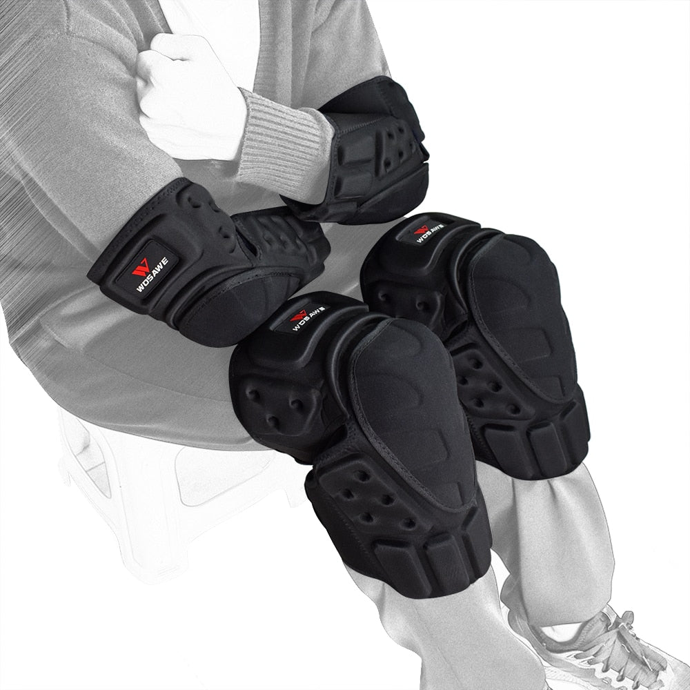 Motorcycle Knee Elbow Pads - Blue Force Sports