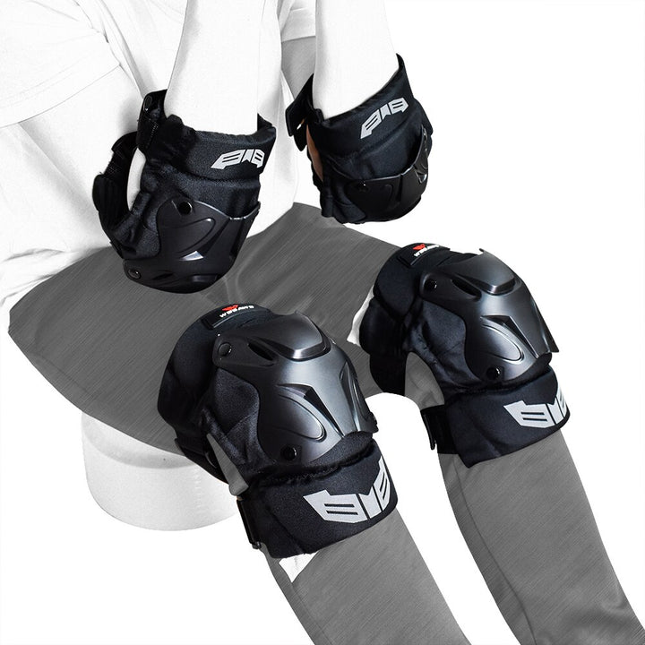 Motorcycle Knee Elbow Pads - Blue Force Sports