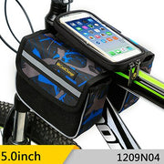 Colorful Cycling Front Frame Tube Bag - Blue Force Sports