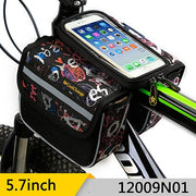 Colorful Cycling Front Frame Tube Bag - Blue Force Sports