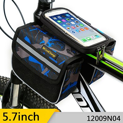 Colorful Cycling Front Frame Tube Bag - Blue Force Sports