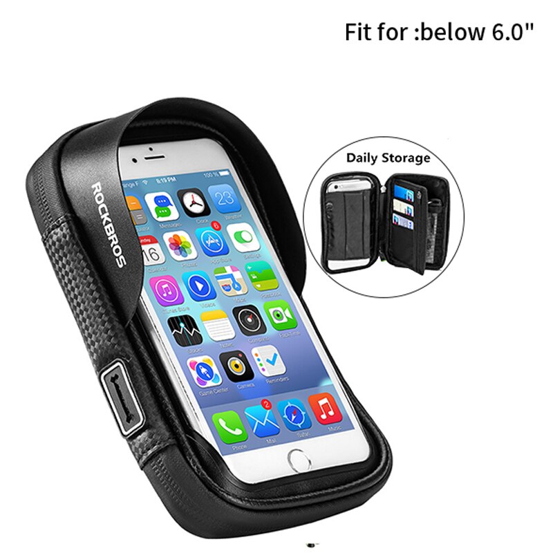 Comfortable Colorful Bicycle Bag with Phone Holder - Blue Force Sports