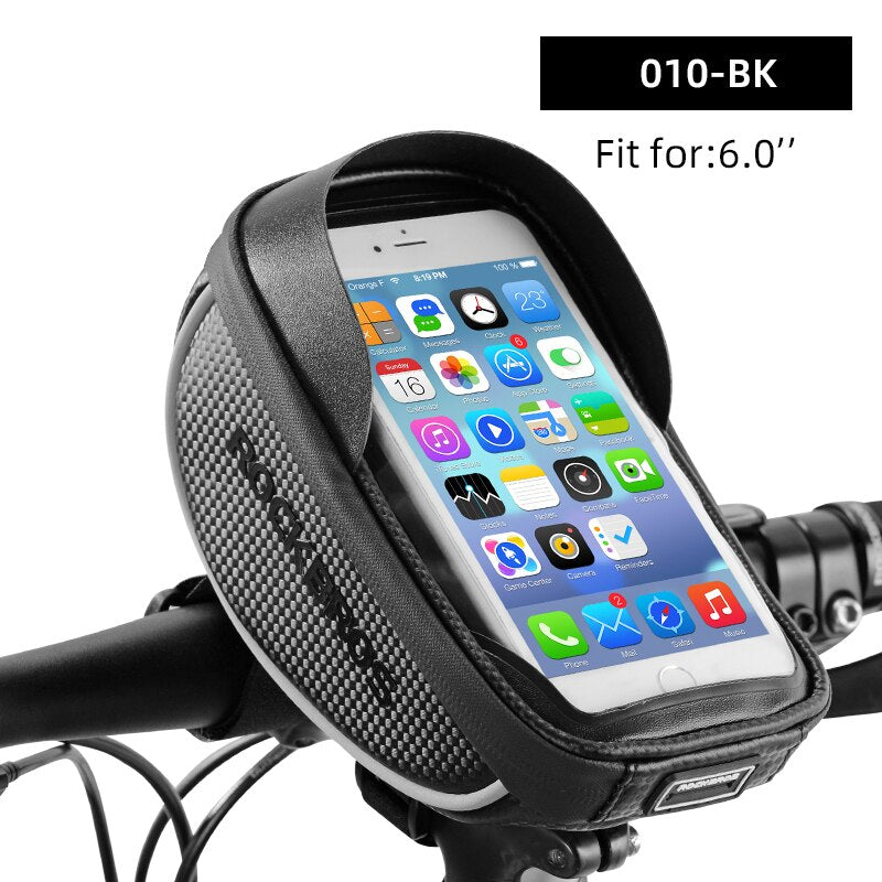 Comfortable Colorful Bicycle Bag with Phone Holder - Blue Force Sports
