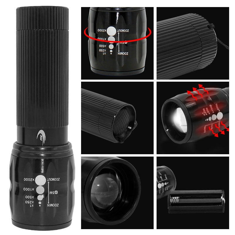 Bicycle Waterproof Front Light - Blue Force Sports