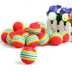 Rainbow Color Foam Sponge Golf Balls