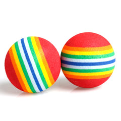 Rainbow Color Foam Sponge Golf Balls