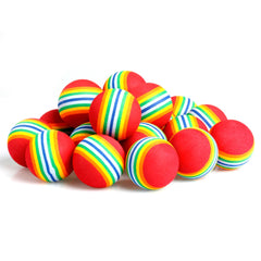 Rainbow Color Foam Sponge Golf Balls