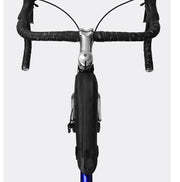 Solid Black Design Top Tube Bag - Blue Force Sports