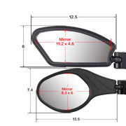 Unbreakable Flexible Bicycle Mirrors - Blue Force Sports