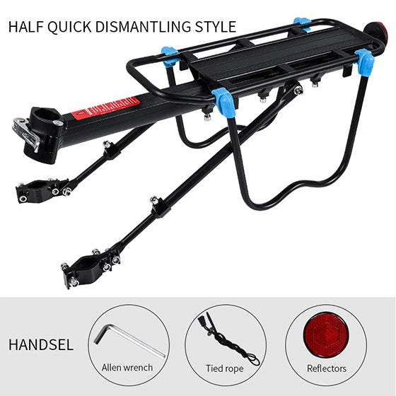Retractable Bicycle Luggage Carrier - Blue Force Sports