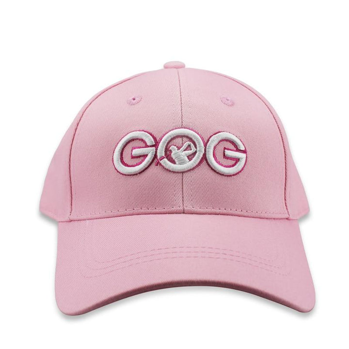 Women's Pink Cotton Golf Cap with Letter Embroidery - Blue Force Sports