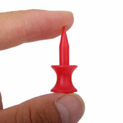 Red Plastic Golf Tees 100 pcs Set