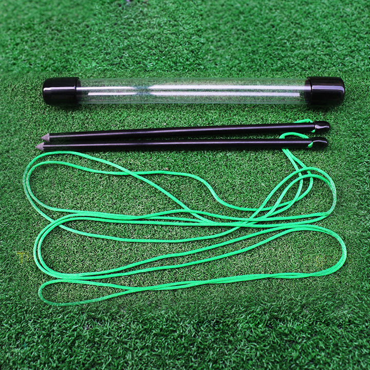 Outdoor Golf Alignment Sticks with String - Blue Force Sports