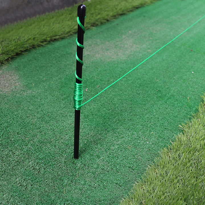 Outdoor Golf Alignment Sticks with String - Blue Force Sports