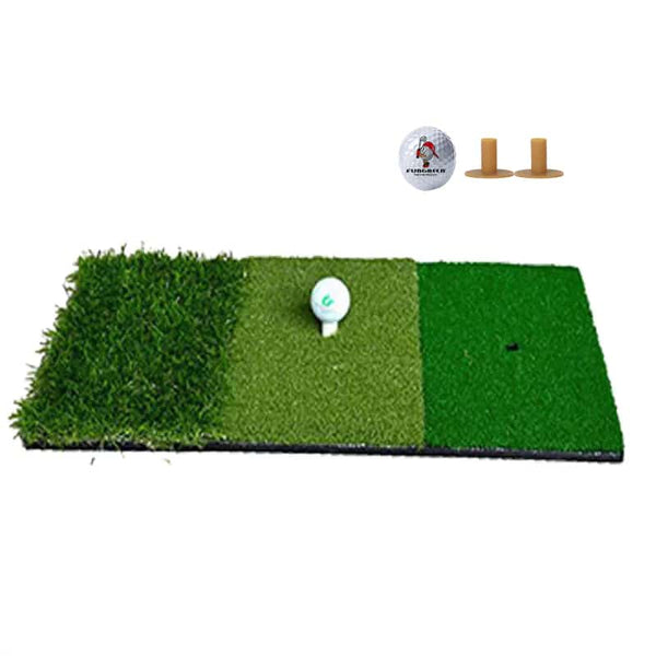Three Layered Golf Hitting Mat - Blue Force Sports