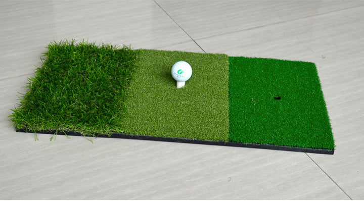 Three Layered Golf Hitting Mat - Blue Force Sports