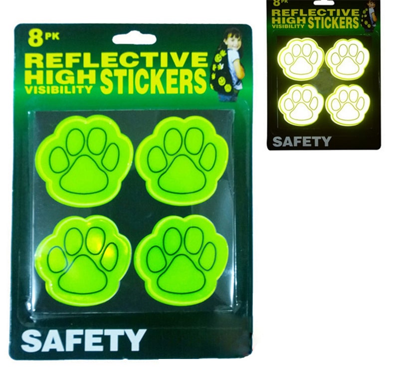 Bright Fluorescent Safety Cycling Reflective Stickers - Blue Force Sports