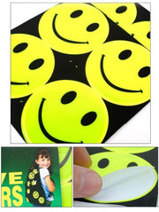 Bright Fluorescent Safety Cycling Reflective Stickers - Blue Force Sports