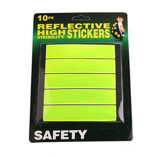 Bright Fluorescent Safety Cycling Reflective Stickers - Blue Force Sports