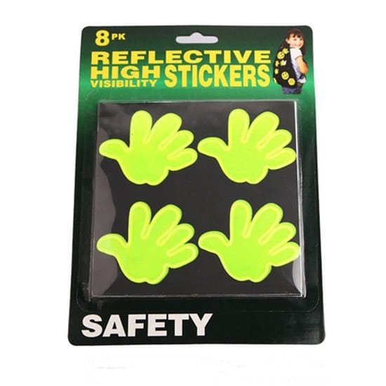 Bright Fluorescent Safety Cycling Reflective Stickers - Blue Force Sports