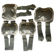 Multipurpose Protective Adjustable Durable Knee and Elbow Pads Set - Blue Force Sports