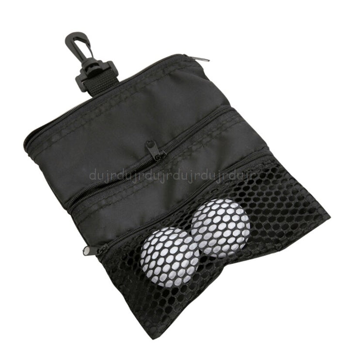 Portable Golf Ball Bag Holder - Blue Force Sports