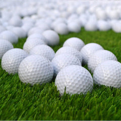 White Synthetic Rubber Golf Balls 10 pcs Set