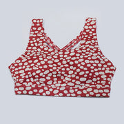 Polka Dot Women's Sports Bra - Blue Force Sports