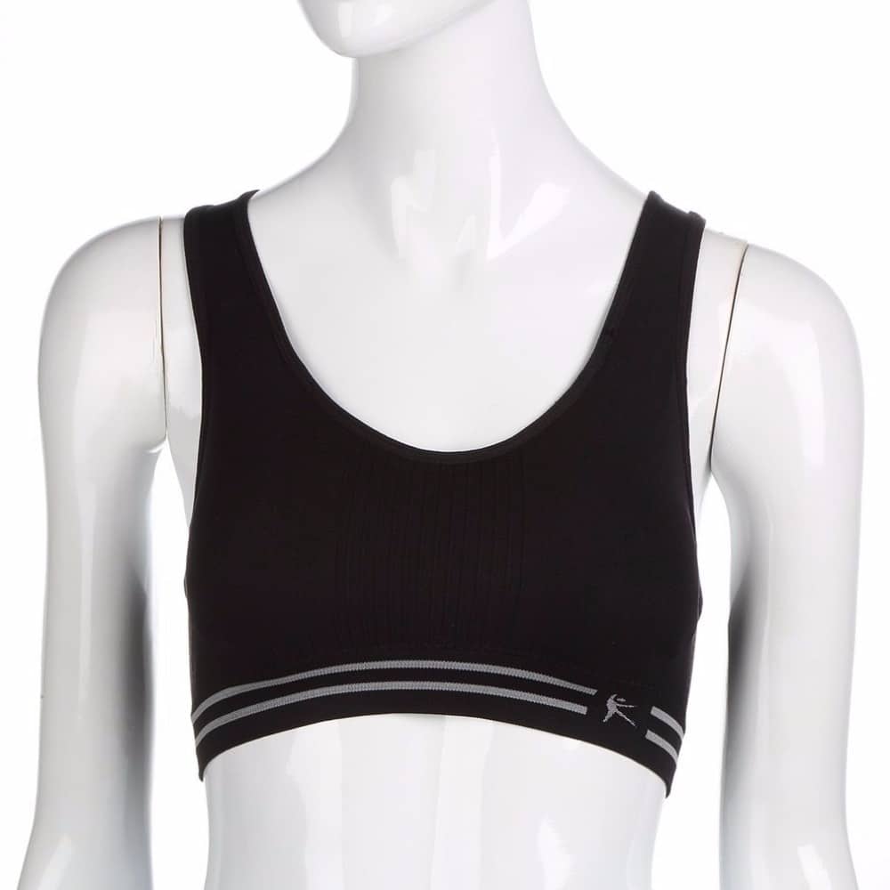 Seamless Padded Cotton Sports Bra - Blue Force Sports