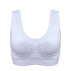 Breathable Hollow Out Padded Sports Bra - Blue Force Sports
