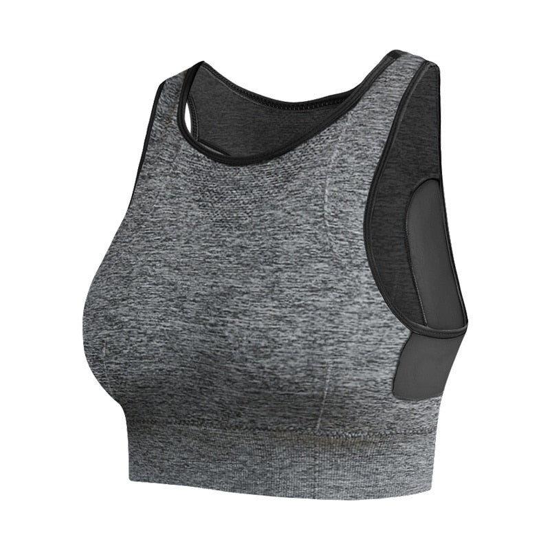 High Stretch Women's Sports Bra - Blue Force Sports