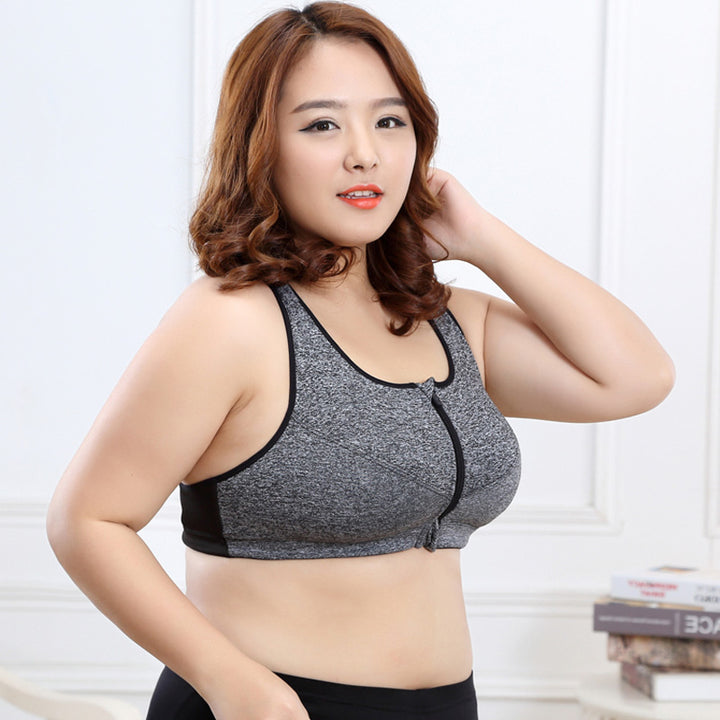 Women's Plus Size Stretching Sports Bra - Blue Force Sports