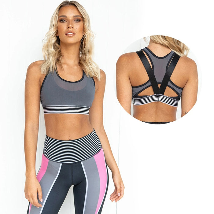 Workout Sports Bra for Women - Blue Force Sports