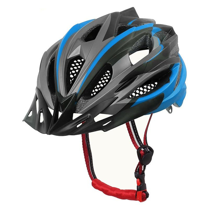 Safety Cycling Helmet with Visor - Blue Force Sports
