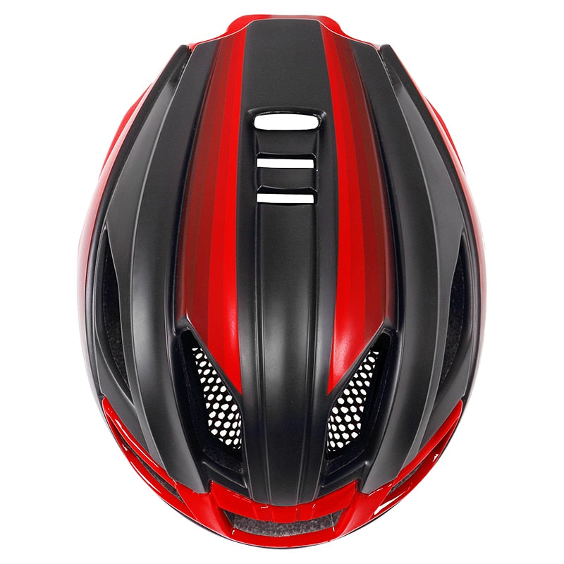 Ultralight Cycling Helmet with LED Light - Blue Force Sports
