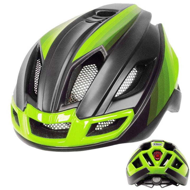 Ultralight Cycling Helmet with LED Light - Blue Force Sports