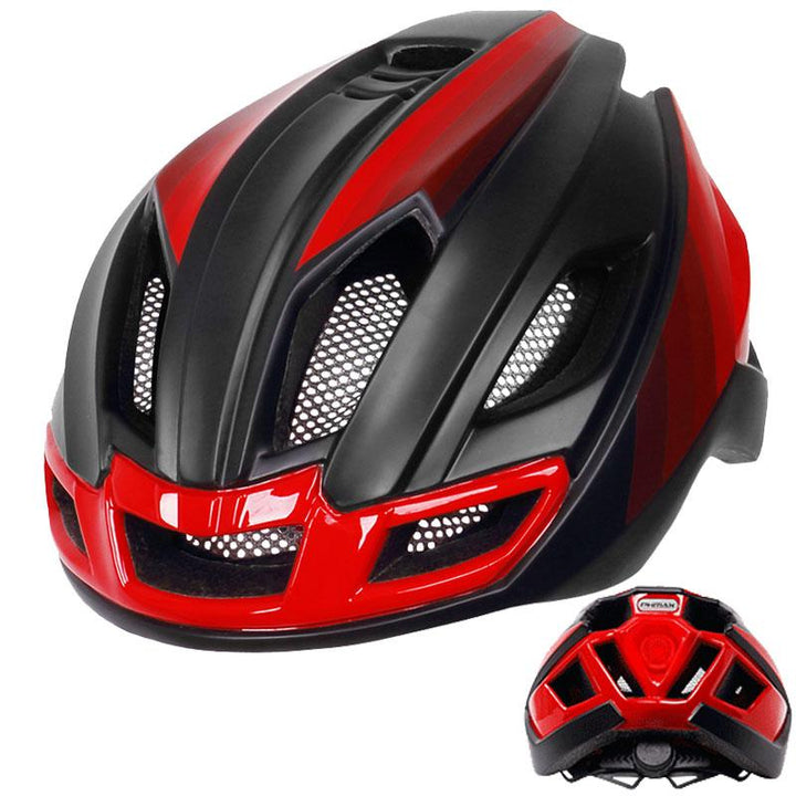 Ultralight Cycling Helmet with LED Light - Blue Force Sports