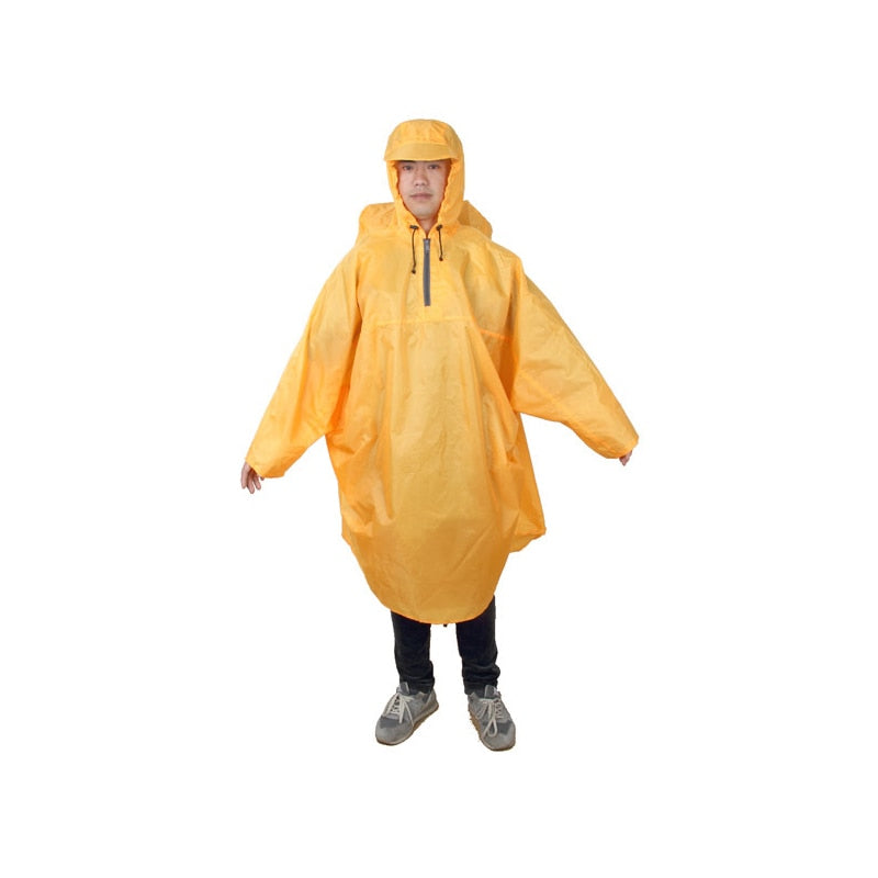 Outdoor Camping Rain Coat with Backpack Cover - Blue Force Sports