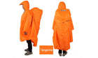 Outdoor Camping Rain Coat with Backpack Cover - Blue Force Sports