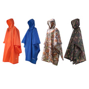 3 in 1 Rain Cover Poncho with Hood - Blue Force Sports
