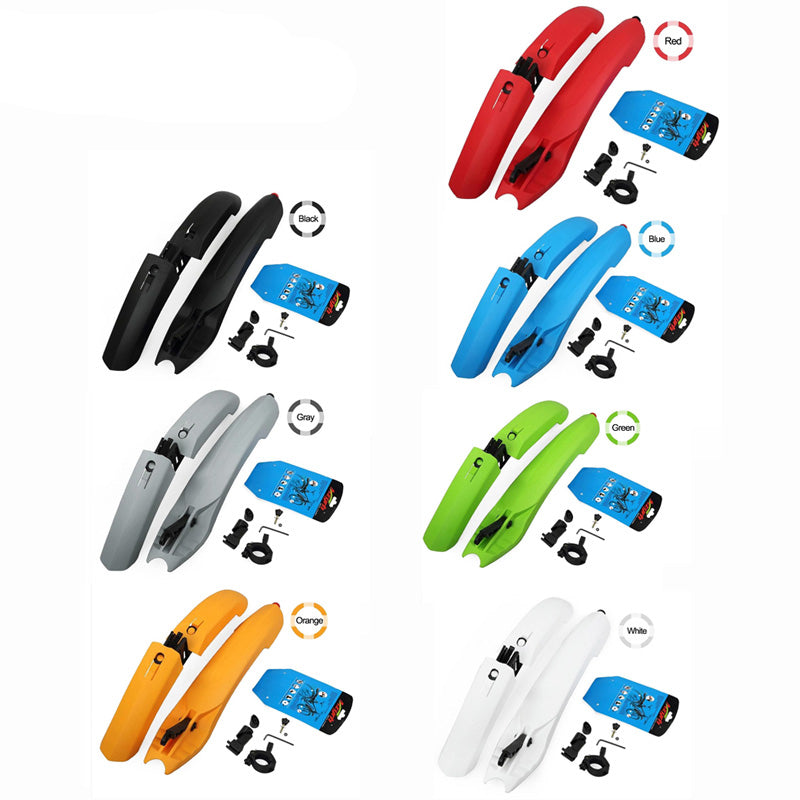 Bicycle Fender with LED Light - Blue Force Sports