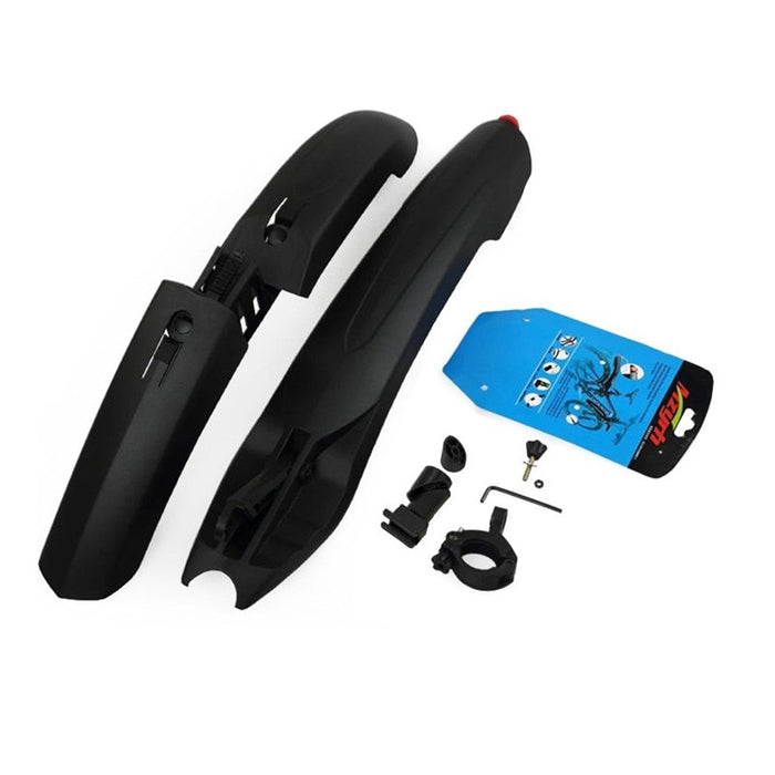 Bicycle Fender with LED Light - Blue Force Sports