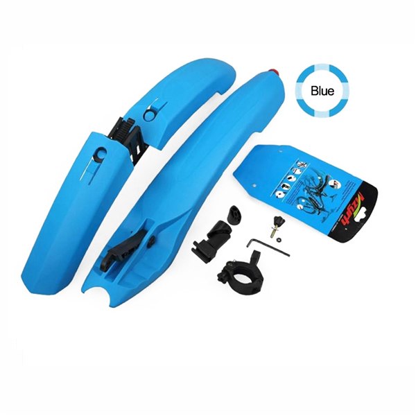 Bicycle Fender with LED Light - Blue Force Sports