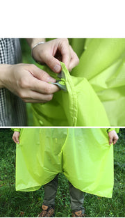 Outdoor Lightweight Silicone Raincoat - Blue Force Sports