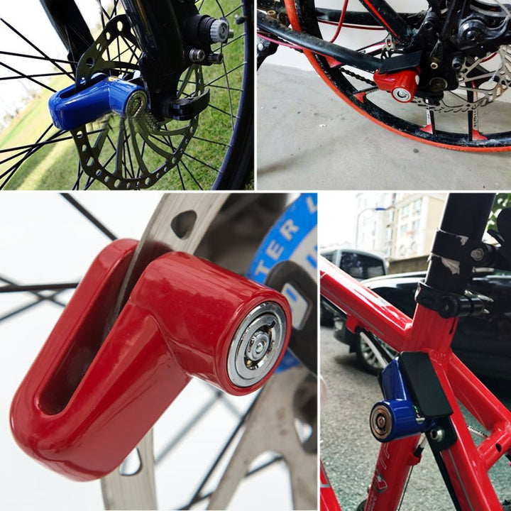 Universal Sturdy Anti-Theft Lock for Motorcycle and Bicycle - Blue Force Sports