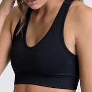 Women's Solid Color Yoga Bra - Blue Force Sports