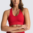Women's Solid Color Yoga Bra - Blue Force Sports