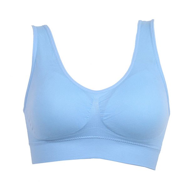 Women's Soft Sports Seamless Bra - Blue Force Sports