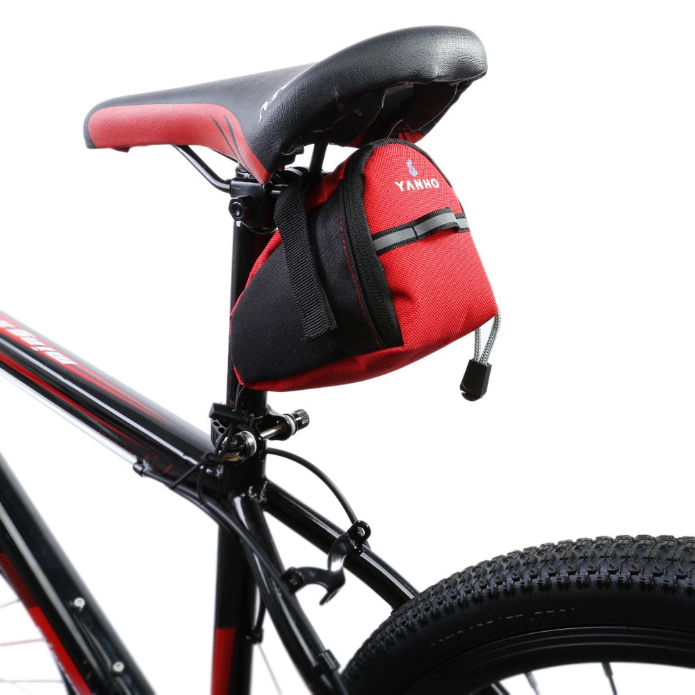 Waterproof Reflective Bicycle Saddle Bag for Outdoor Activities - Blue Force Sports